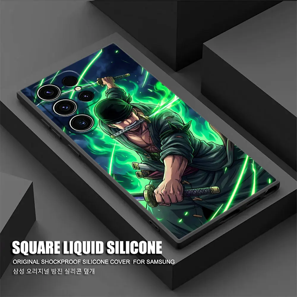 ZORO Roronoa One Piece Soft Silicone Phone Case