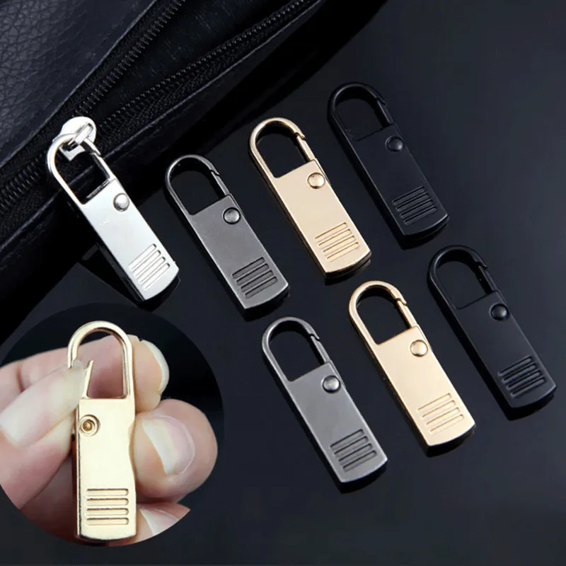 Zipper Slider Puller Instant Zipper Repair Kit Replacement For Broken Buckle Travel Bag Suitcase Zipper Head DIY Sewing Craft
