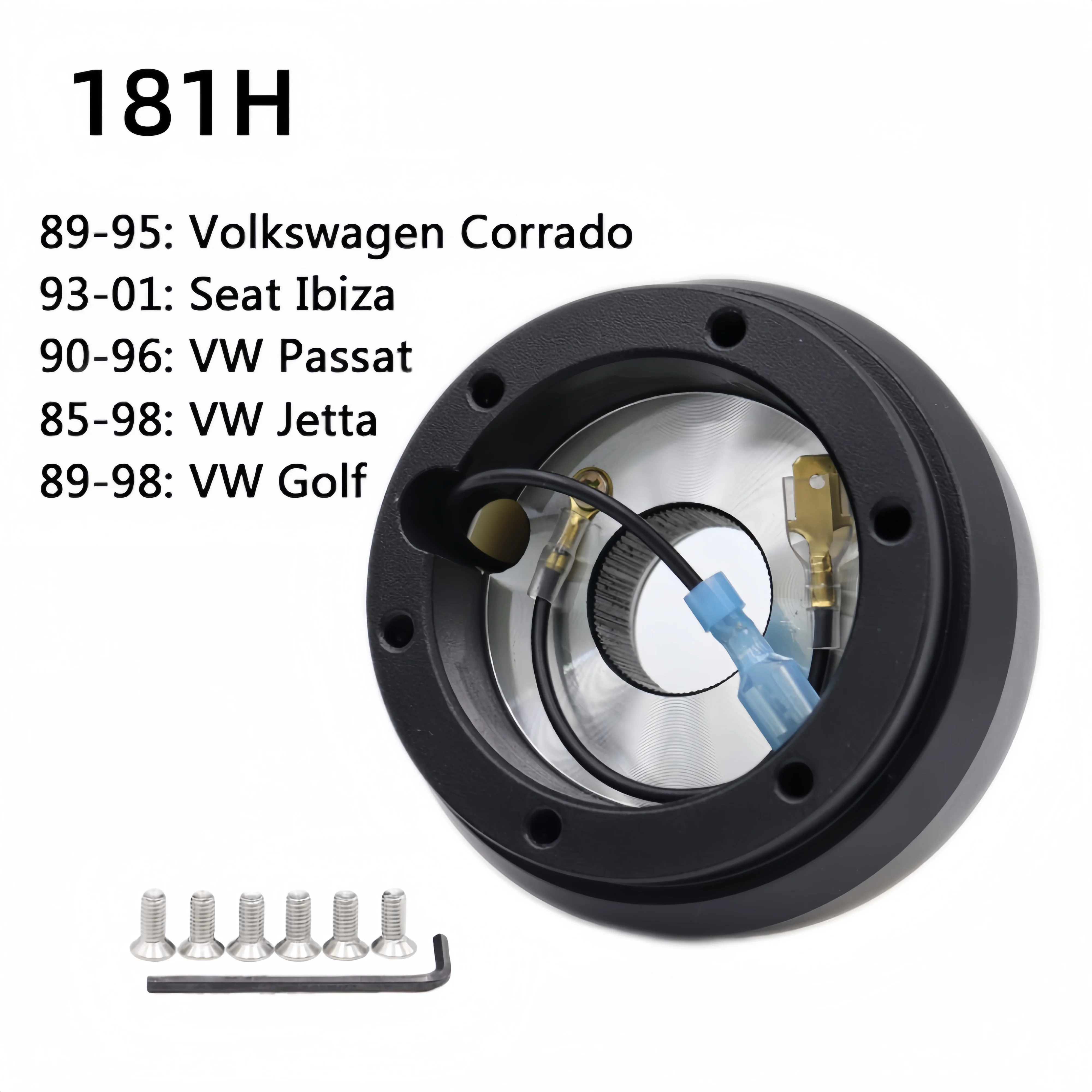 Racing Lenkrad-Kurznabenadapter 181H Passend für VW Golf / Jetta / Passat / Seat Ibiza / Volkswagen Corrado – Detail 4