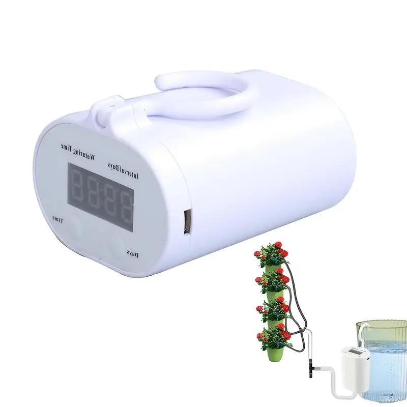 

Head Automatic Watering Pump Controller Flowers Plants Home Sprinkler Drip Irrigation Device Pump Timer System Garden Tool