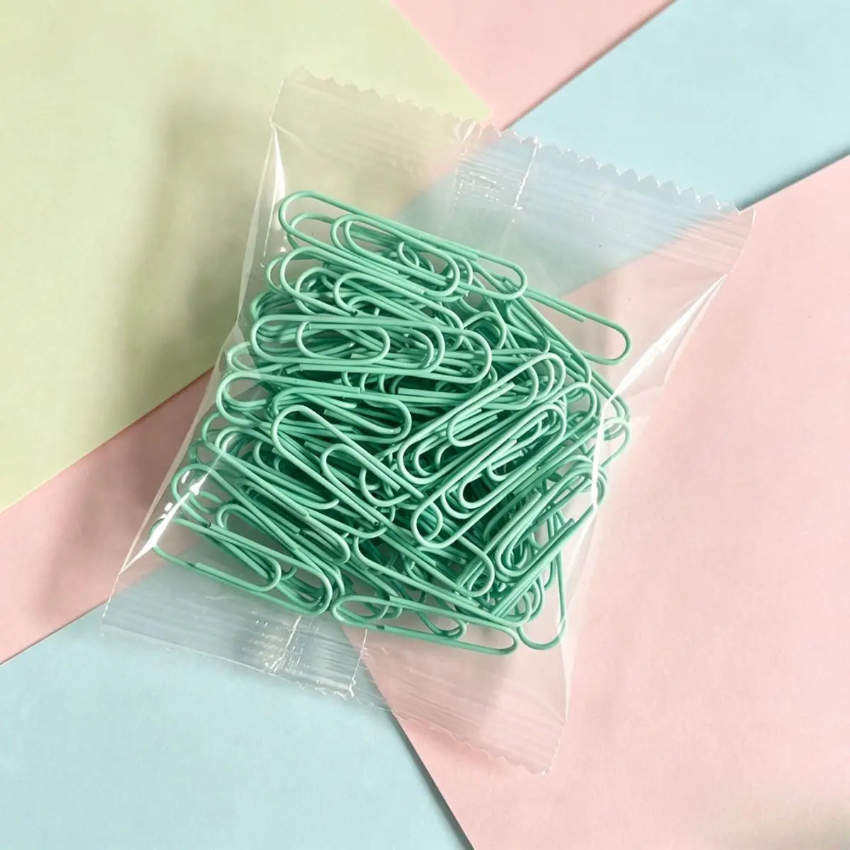 Vibrant Assorted Colored Paper Clips, 80 Pack - Reusable & Durable for Office and School Use
