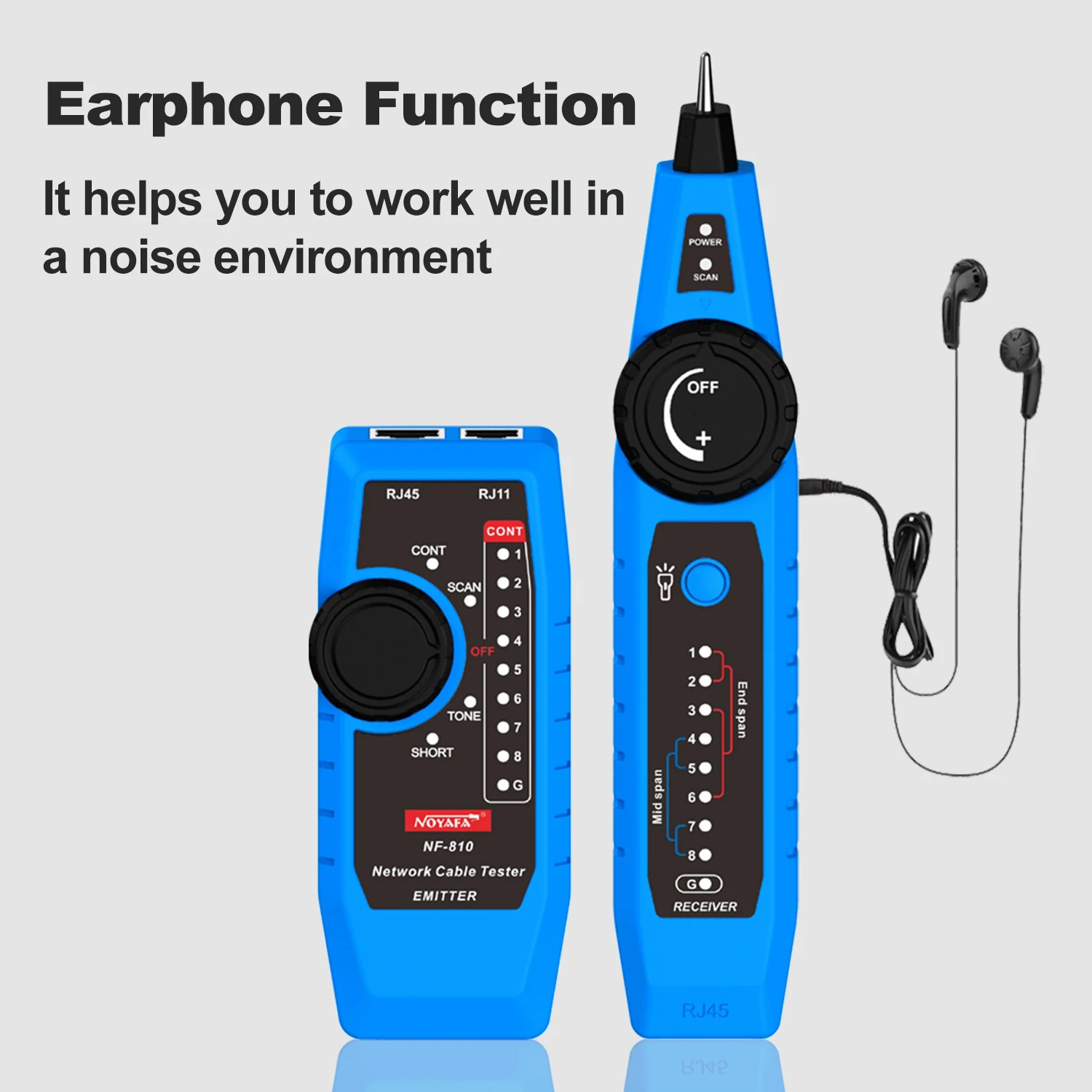 NOYAFA NF 810สายทดสอบ Mutifuncation Line Finder สายโทรศัพท์ Tracker