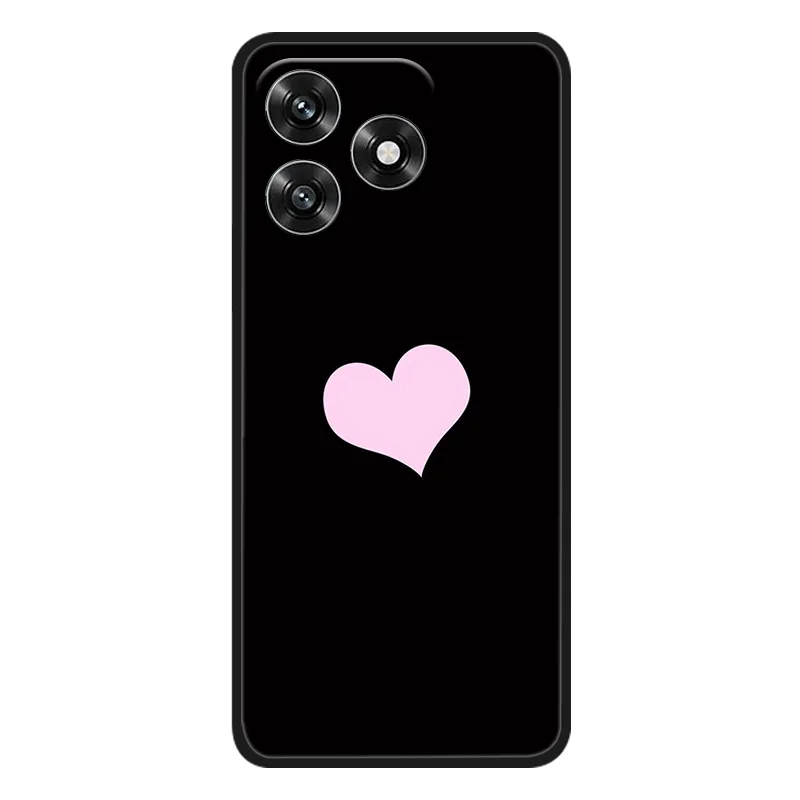 Premium Silicone Soft TPU Back Cover with Camera Protection Bumper