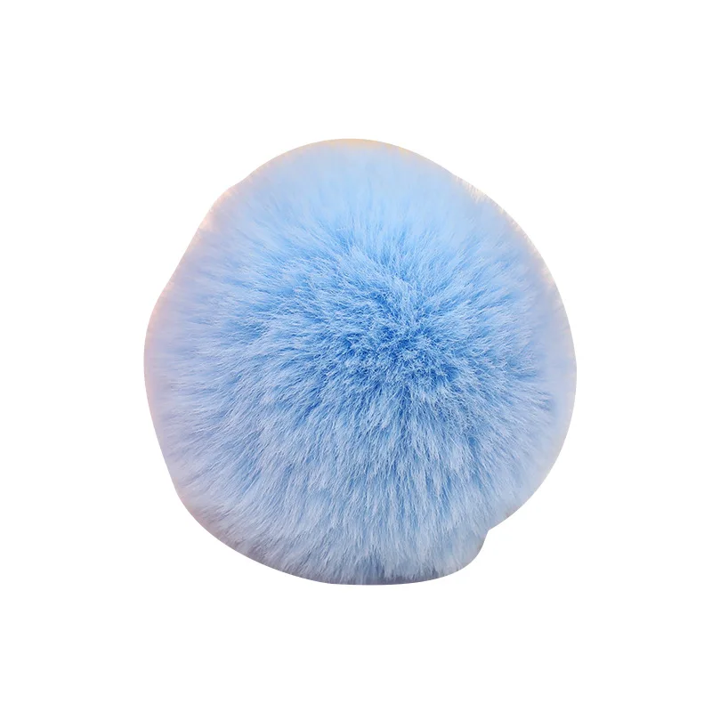 Color 4cm Small Pompons Imitation Rex Rabbit Diy Christmas Hat Artificial Wool Hairy Ball