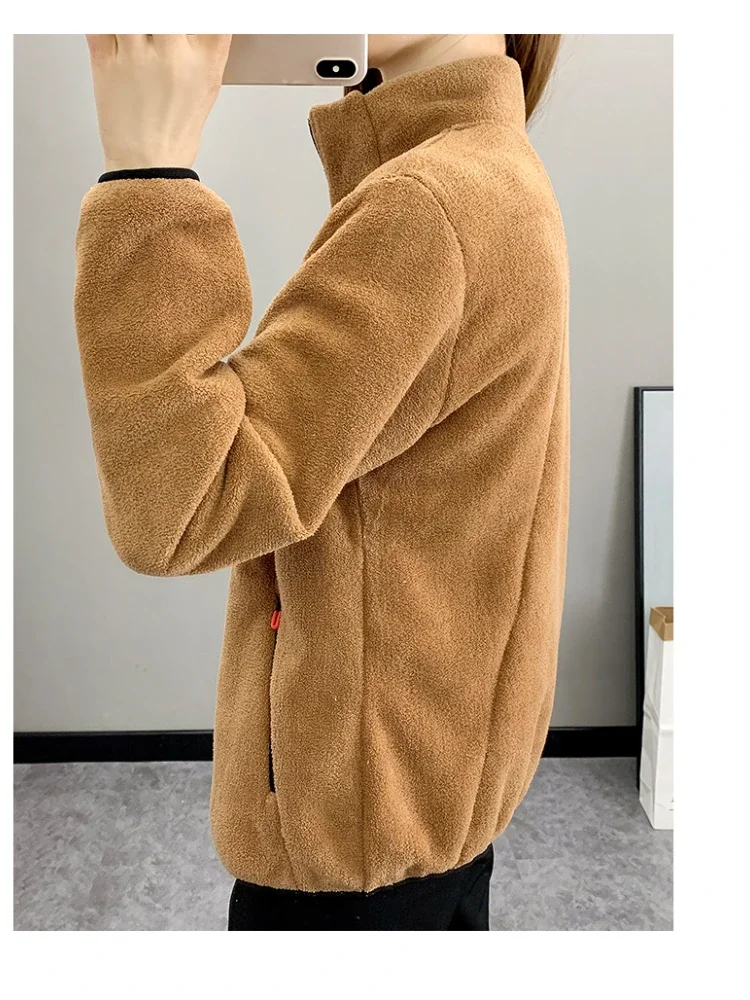 New Autumn Winter Women's Fleece Hiking Thermal Jackets Outdoor Sports Climbing Trekking Camping Windbreaker Female Warm Coats