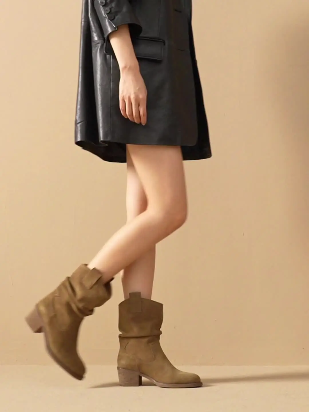 Отзывы на Ботильоны женские ботильоны из замши с острым носком покупателей на AliExpress