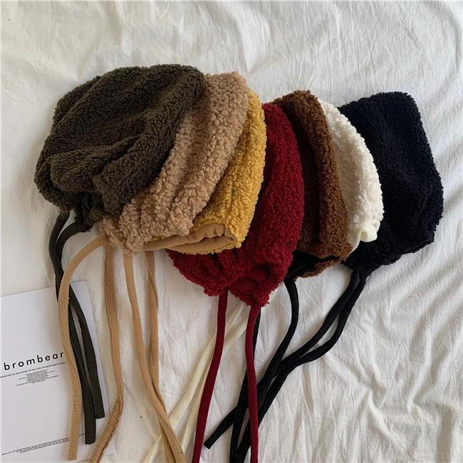 Artificial Fur Winter Hats Hat with Earflaps Hat Russian Winter Caps Fur Hood Hat Women's Bomber Hats Warm Beanies Cap Panama 6