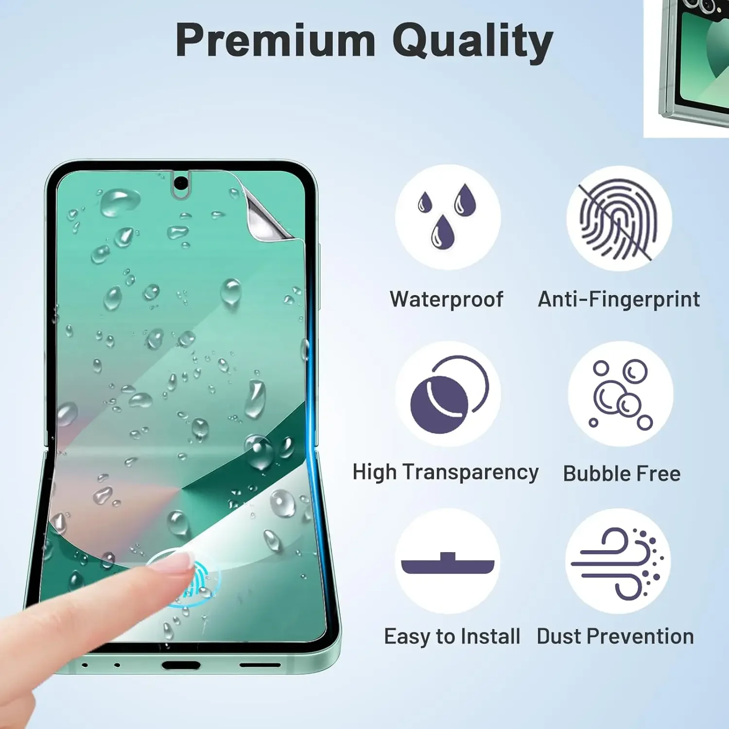 Hydrogel HD Soft Screen Protector Set (4-12 Pieces)