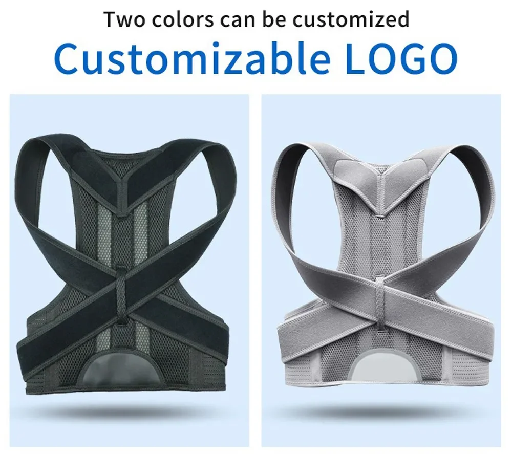 3XL 4XL Magnetic Slouching Corrective Shoulder Orthopedic Spine Pain Relief Back Brace Support Scoliosis Posture Corrector Belt