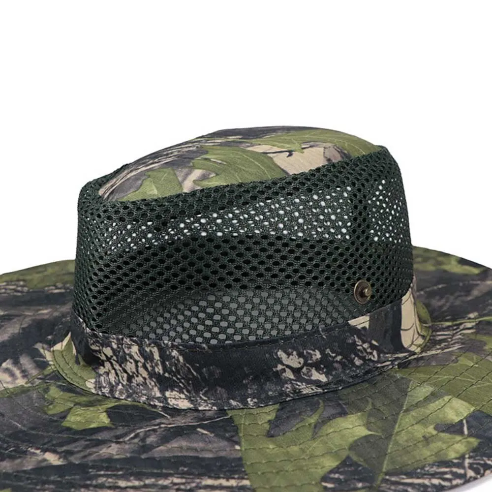 Outdoor Wide Brim Camouflage Sun Hat 4