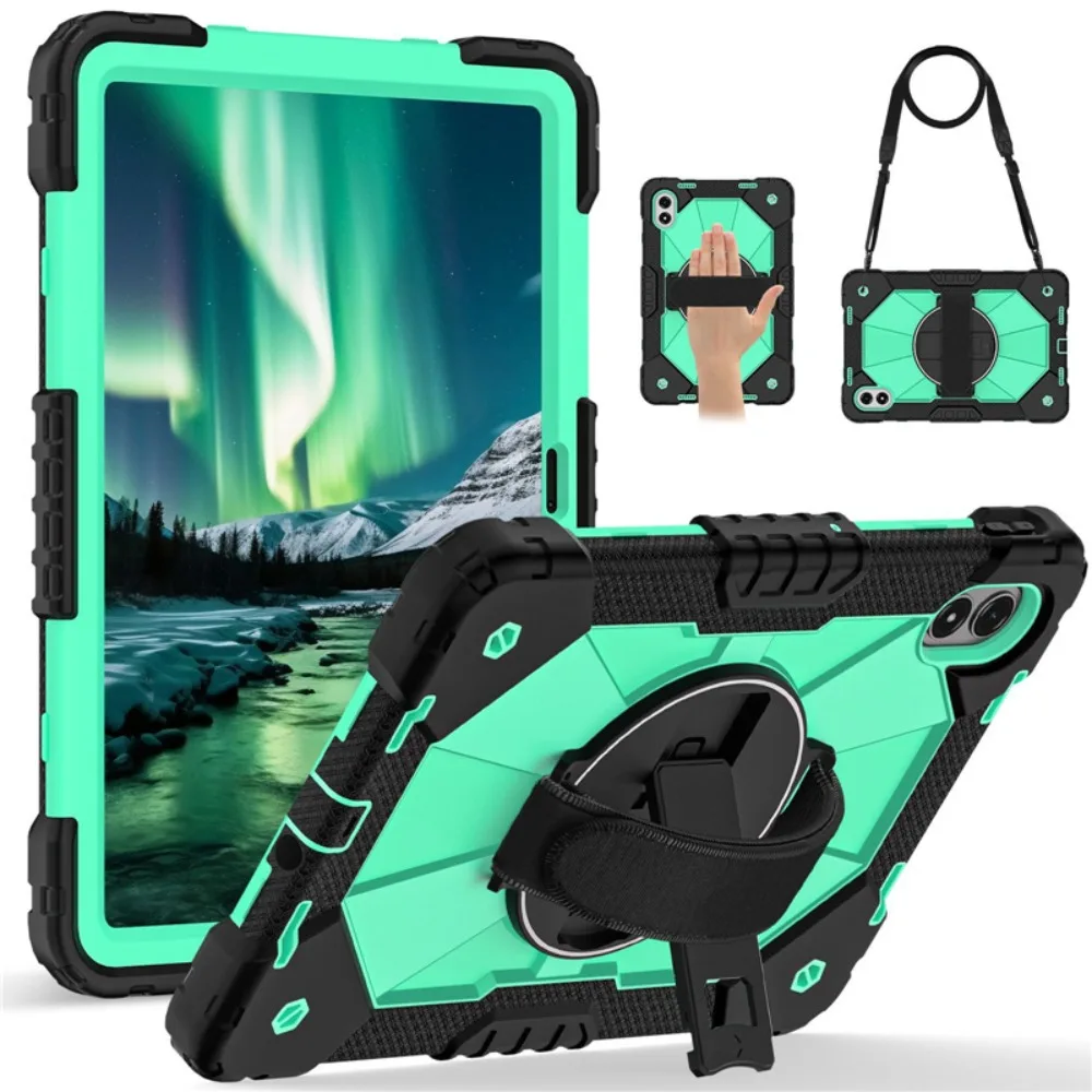 360 Rotating Stand Tablet Case with Shoulder Strap