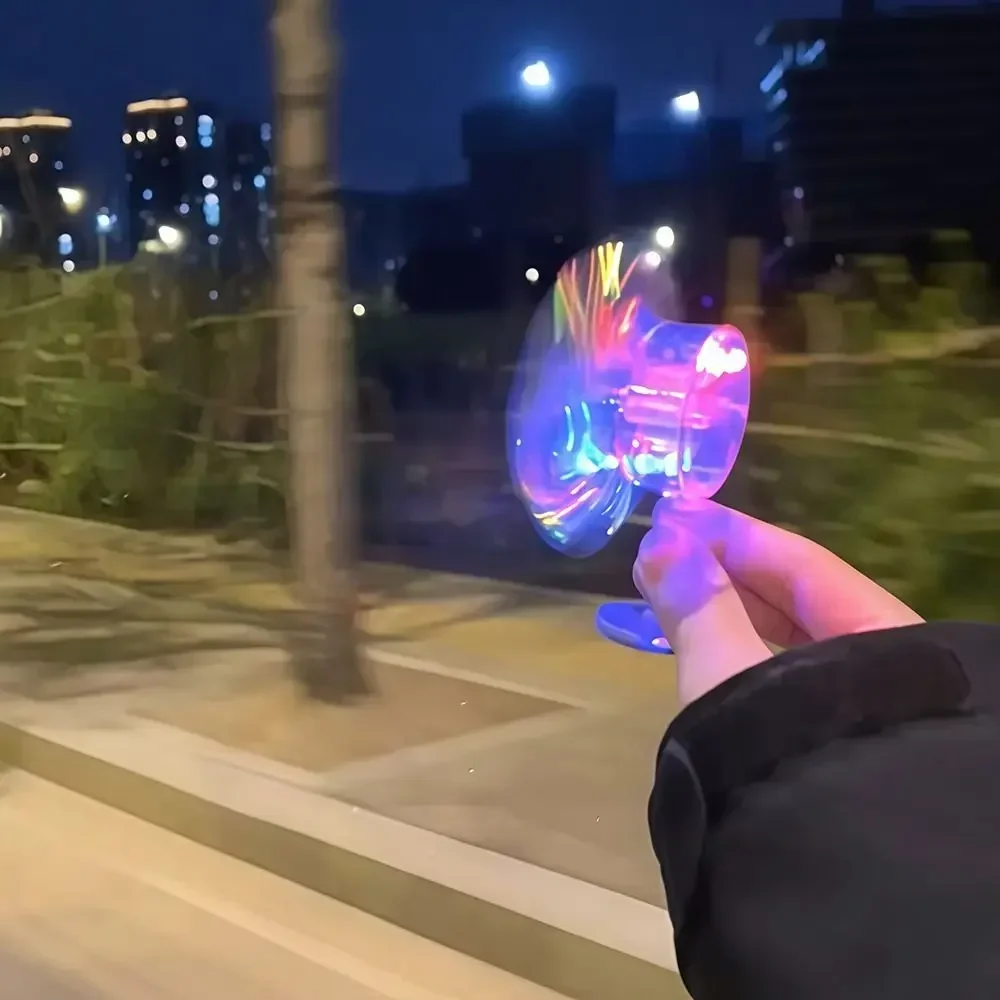 Wind Powered Handlebar Windmill Rotating