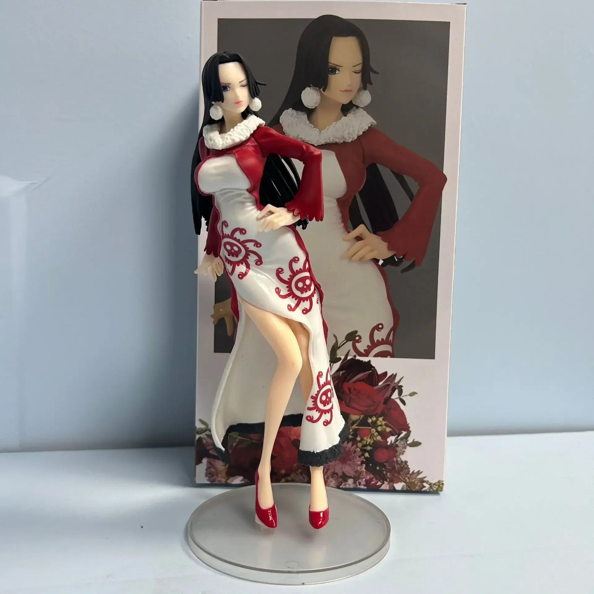 

24cm ONE PIECE Anime Figure Boa Hancock Kawaii Room Decor Sexy Girl Original Action Figures Statue Items Pvc Model Doll Gift Toy