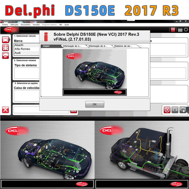 2023 HOT Delphis 2017 R3 with keygen Delphi DS150E diagnostic tool software  For cars and trucks obd scanner 2017r3