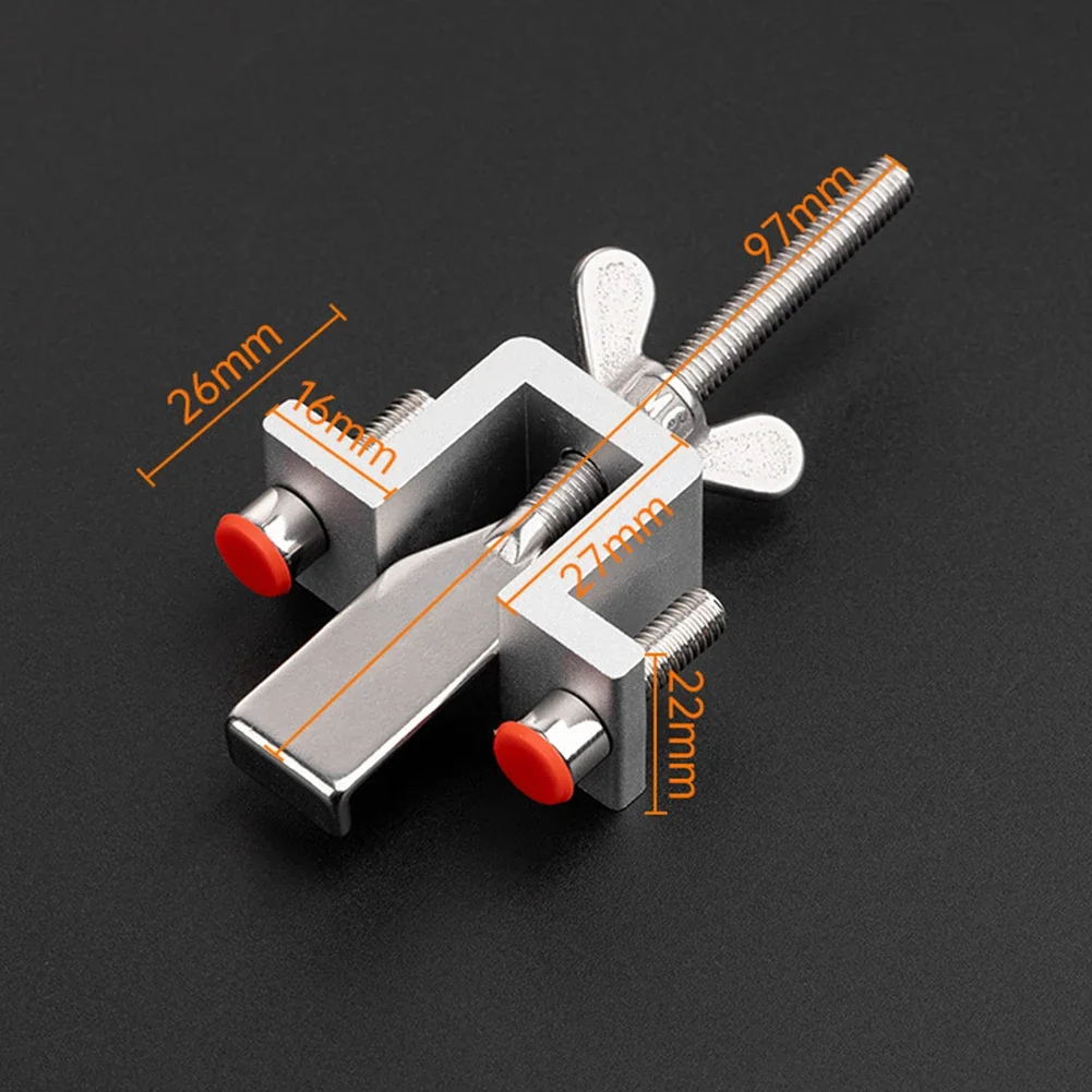 Portable Door Lock Dual Nut Door Lock Adjustment Thickened Body 4x2x0.74Inch Locks Hotel Household Hardware Accessories