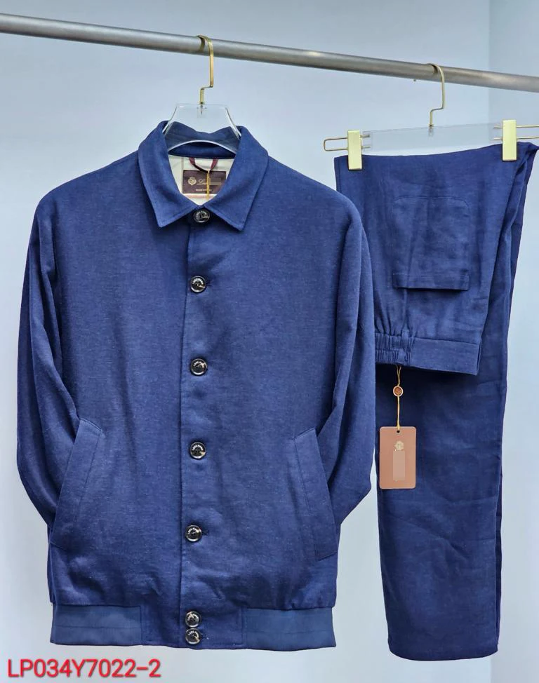 

BILLIONAIRE BLKA CPTG Sportswear Linen set men 2024 new Thin sports printing zipper high-quality Breathable big size M-4XL