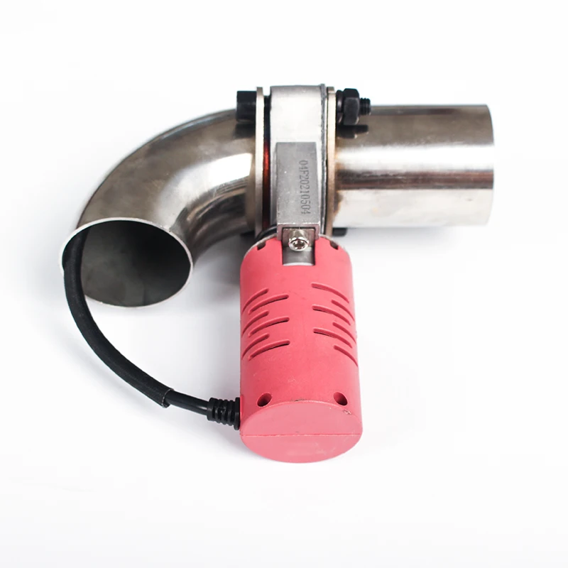 Universal Car Exhaust Sounds Valve 12V Electric Cutout Adjustable Remote Control Waterproof Welding Kit exhaust sound valve kit