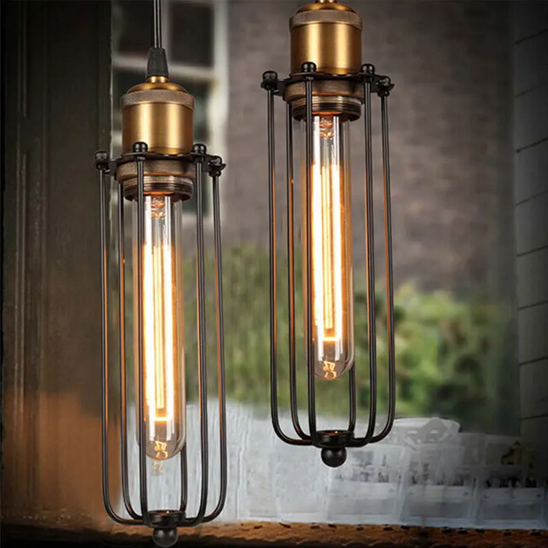 Description Picture 6 of itemIndustrial Style Creative Restaurant Small Chandelier Led Iron Chandelier American Retro Bar Table Cafe Lighting Lighting Tools