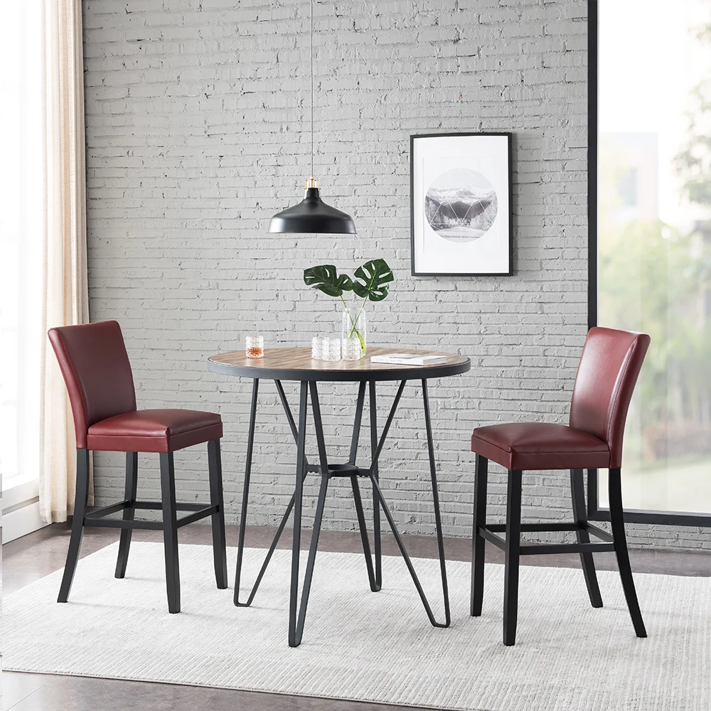 Fariah 30.7" Bar Stool (Set of 2) 4