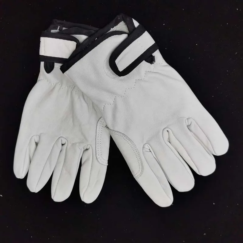 New Korean Version Driver Gloves Outdoor Soft Sheepskin Leather Durable Wear-resistant Welding Labor Insurance Gloves