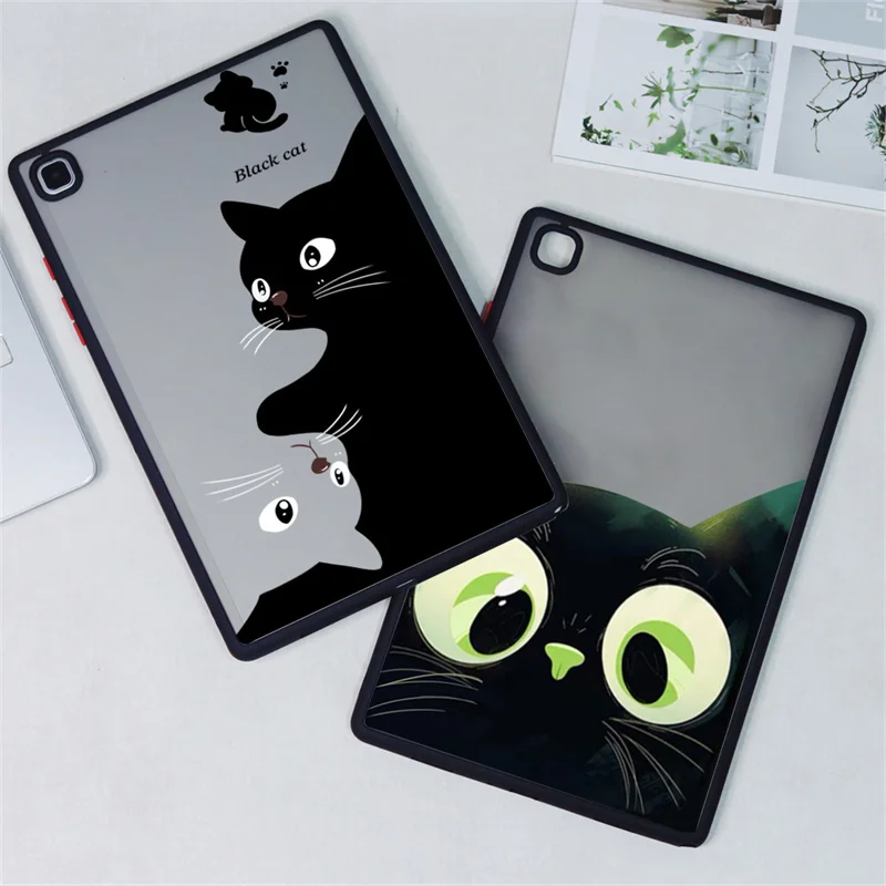 ☆　Galaxy Tab S6 Lite ケース 10.4　ネイビー　ネコ ☆ Galaxy Tab S6 Lite ケース 10.4 ネイビー ネコ Case For