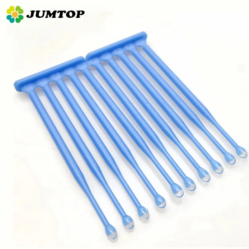 Aplicador de punta adhesiva Dental JUMTOP para corona dentada, chapa de porcelana, palos de cepillo desechables para cuidado bucal