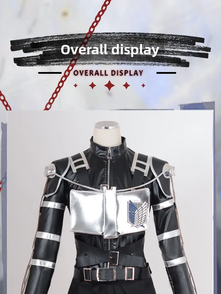 Eren Mikasa Survey Corps Cosplay Costume Attack on Titan Final Season