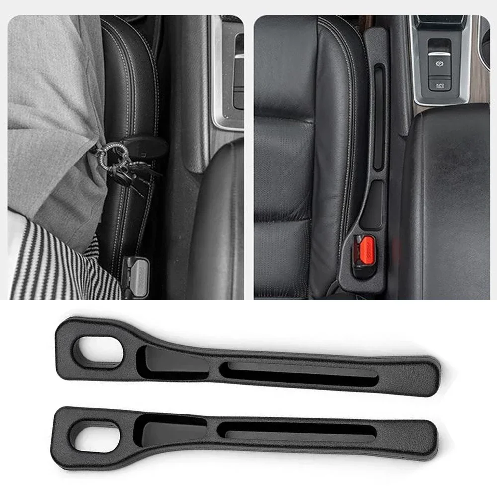 Car Seat Gap Filler 1 Pair Car Seat Gap Filler Side Seam Plug Strip Leak-proof Filling Strip Car Seat Gap Interior Universal Decoration Supplies