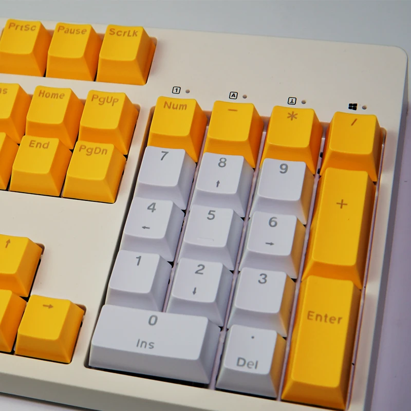 Abs Contraste Cor Keycaps para Teclado Mecânico Transmissão Duplo Tiro 108 Chaves Oem 61 87 104 Iso Layout Ansi - Imagem 6