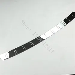 Stainless Steel Rear Bumper Protector Sill Trim (Silver)