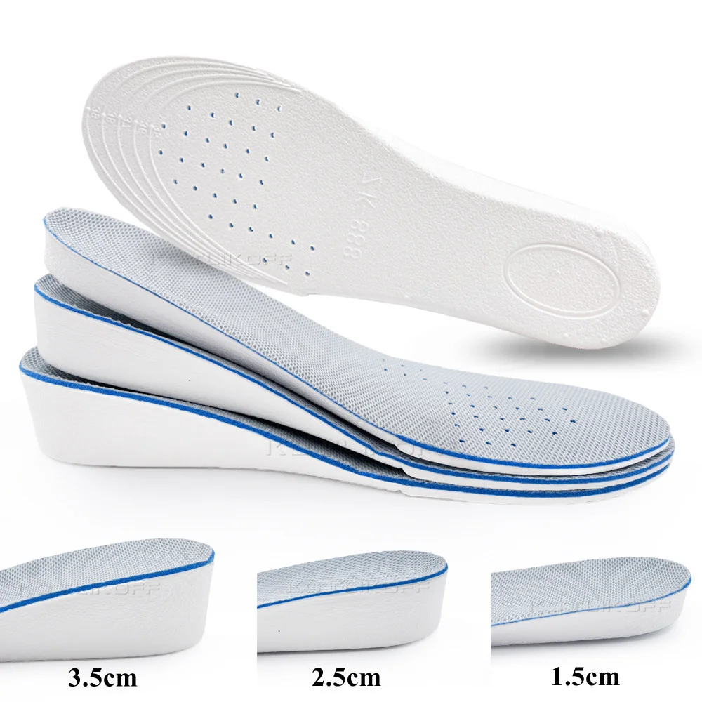 Invisible Höhe Erhöhte Einlagen Atmungs Leichte Ferse Heben Einsätze Aufzüge Schuh Pads Komfort Aufzug Einlegesohlen Unisex – Detail 18