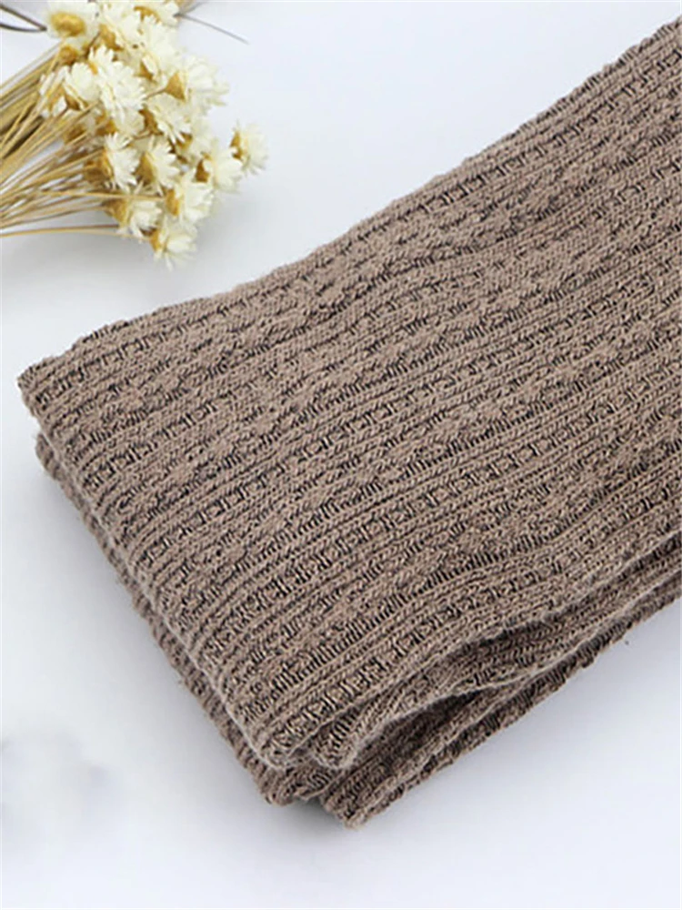 Autumn Winter Women's Skinny Slim Stretch Knitted Leggings Solid High Waist Ribbed Warm Pants Sexy Trousers 2025Fashion