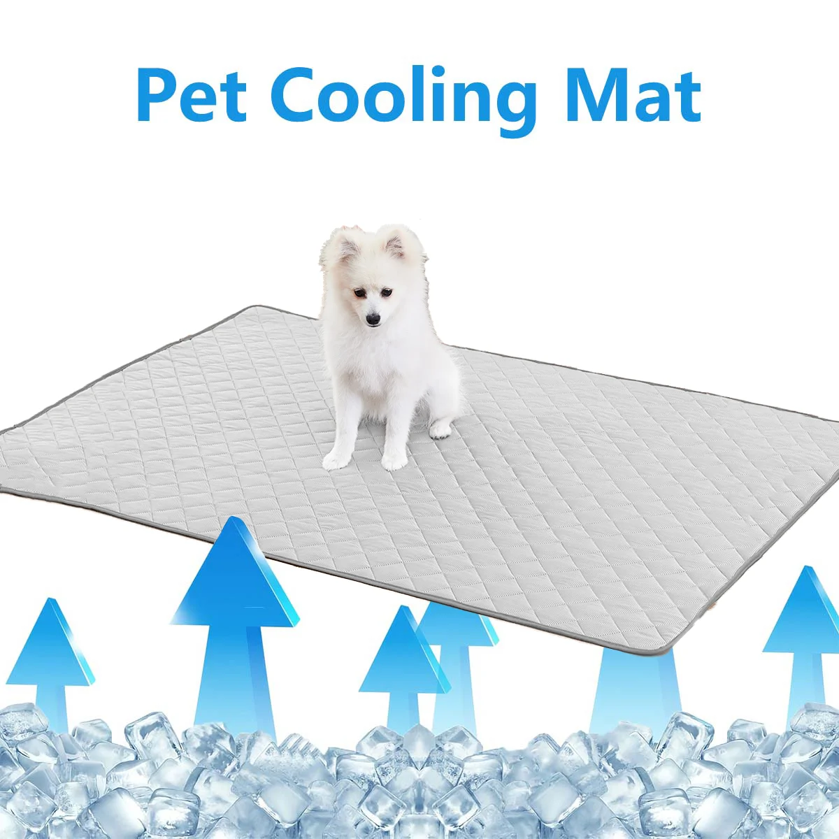 Colchoneta refrigerante para mascotas, ideal para el verano.