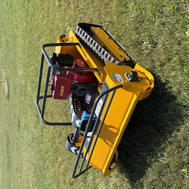 Customized 25hp Remote Control Flail Lawn Mower 1000cm Cylinder Steel Construction Options 2
