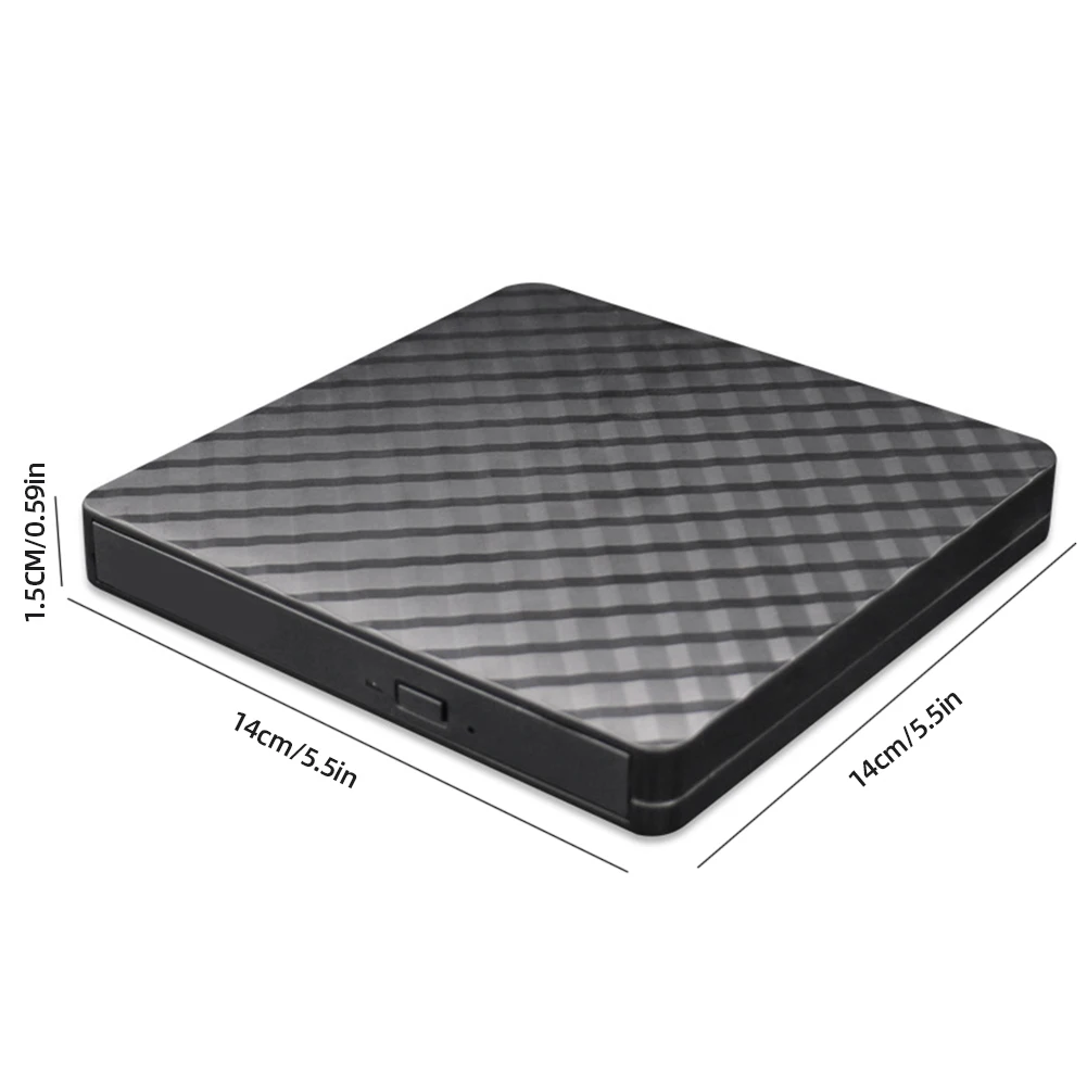 Gravador de Dvd Externo com Transferência de Alta Velocidade Gravador de cd Unidade de Disco Óptico Portátil Unidade Livre Mac Tablet Usb 3.0 - Imagem 6