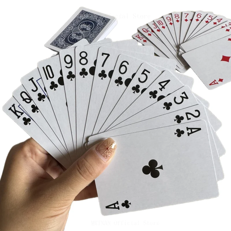 100% Solitaire Waterproof Playing Card Plastic Game Solitaire Poker Game Board Game 56*86mm