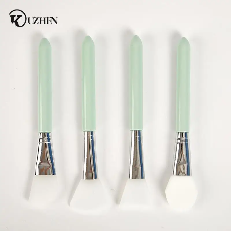 1/3/4pcs Professional Silicone Facial Mask Brush Cream Mixing Silicone Brush Tools