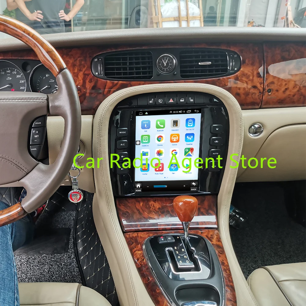 

Android 12 For Jaguar XJ X-TYPE X Type 2004-2011 Car Radio Multimedia Player DVD Automotivo Auto GPS Navigation Carplay DSP
