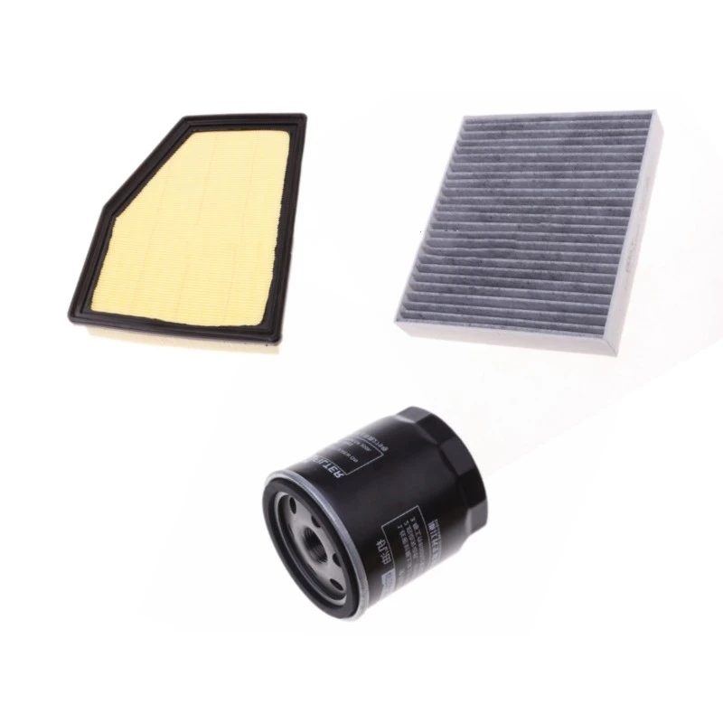 

3pcs/set Filter Kit For 19-20 BYD Qin Pro 1.5L Fuel version Air Filter&Oil Filter&Cabin Filter Filter Set