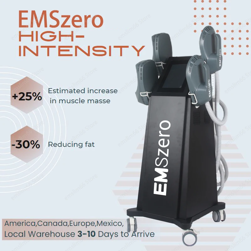 

EMSzero Body Sculpt Hi-emt Fitness Machine with 4 Pcs NEO Handles with Pelvic Stimulation Pads Muscle Stimulate Beauty Salon