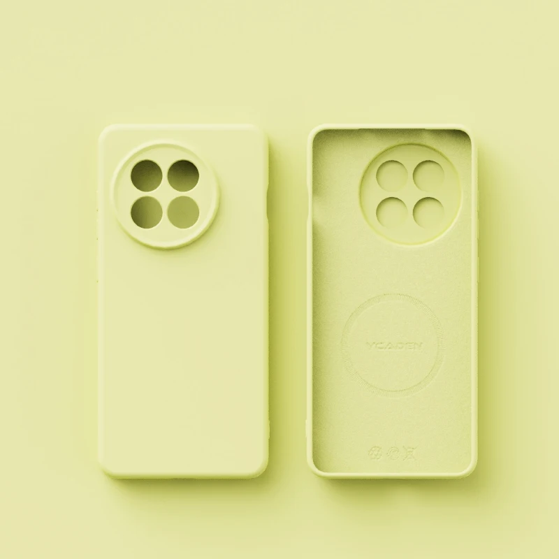 Magnetic Matte Soft Liquid Silicone Velvet Case with Mag-safe and Camera Protection