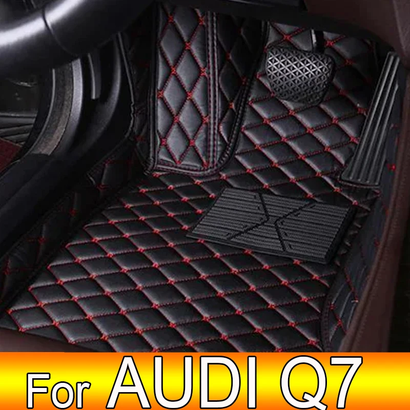 

Car floor mats for AUDI Q7 (Seven seats) 2016 2017 2018 2019 Custom auto foot Pads automobile carpet cover