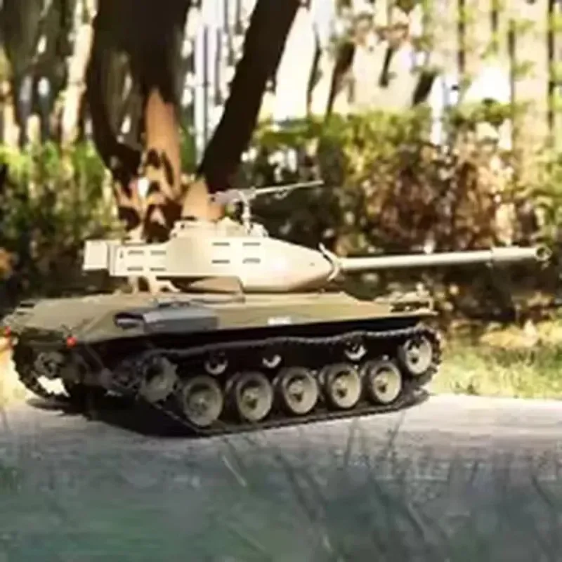 헝롱 무선 조종 전투 탱크 M41A3 3839 1 시뮬레이션 다기능 음향 광학 경쟁 야외 군사 모델