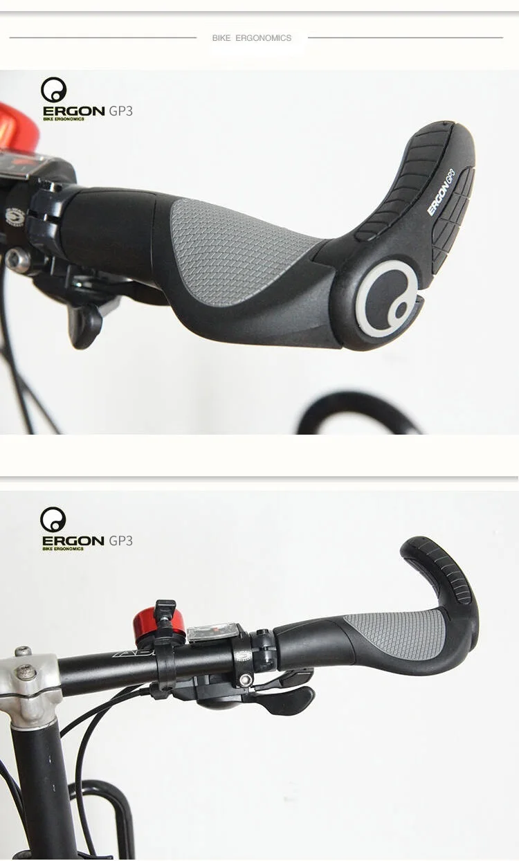 ERGON MTB Grips GP1 GP3 GP5 Ergonomics Rubber ShockProof SkidProof