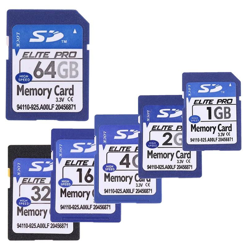 High-Capacity Secure Digital Flash Memory Card - Multiple Storage Options Available