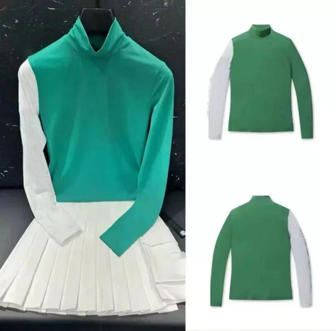 

Golf Women's Autumn Long Sleeved Base Shirt, Sports Quick Drying Jersey, Slim Fit and Versatile Top