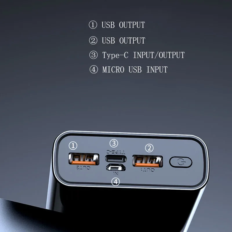 30000mAh Power Bank 66W Super Fast Charging For iPhone 15 14 Huawei P50 Xiaomi Samsung PD 20W External Battery Charger Powerbank 5