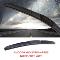 General J/U-Shaped Hook Wiper Blade Windshield Rubber Three-Stage Wiper Blade Wipers "14" 16 "17" 18 "19" 20 "21" 22 "24" 26" 2