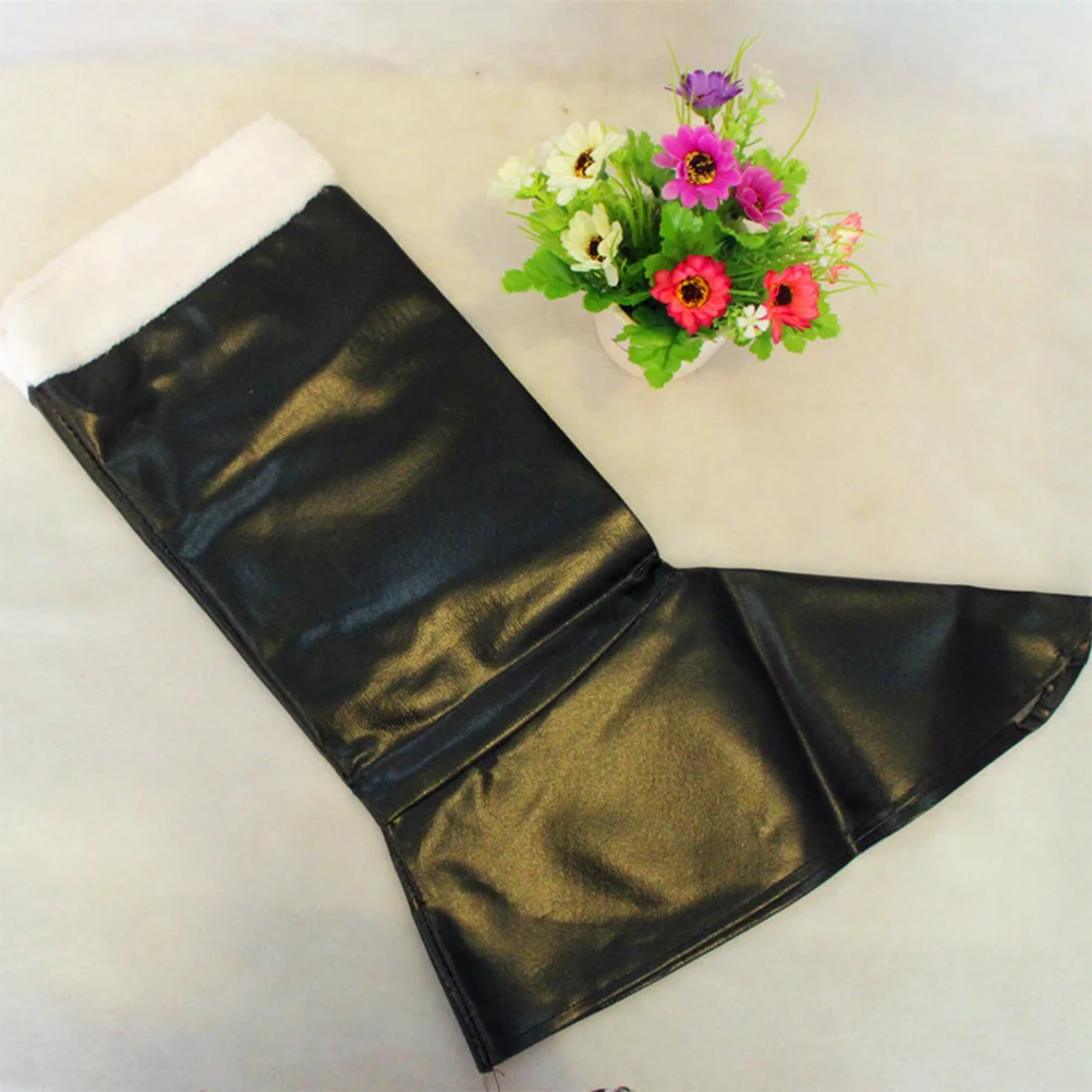 Durable Santa Claus Boot Covers Christmas Shoes Xmas Costume Party