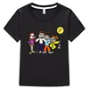 Влад Бумага А4 Children T Shirts  A4 Merch Casual Short sleeve Tops y2k boys girls clothes kids clothes Anime A4 Vlad T-shirt 6